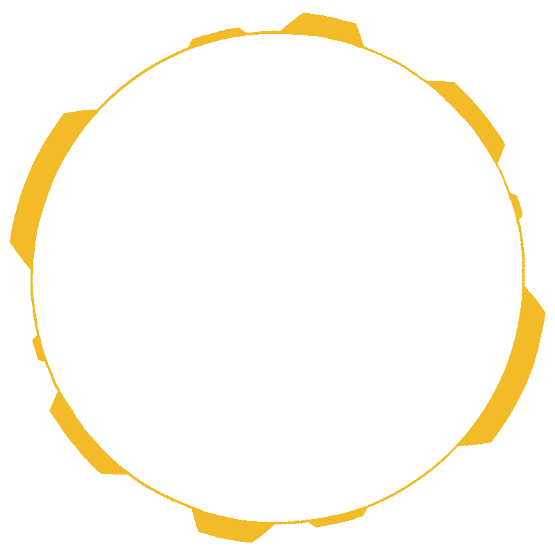 Icon with five dots symbolizing norepinephrine, a neurotransmitter released by sympathetic neurons to maintain blood pressure